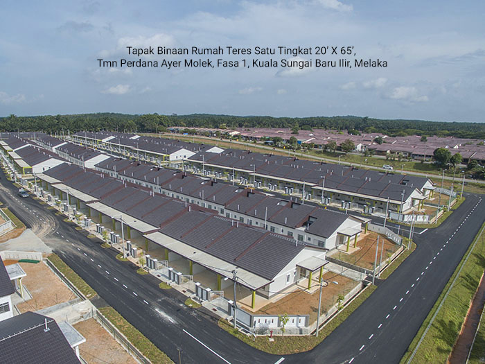 Taman Perdana Ayer Molek Fasa 1 Kuala Sungai Baru Ilir Melaka Siap Dibina Pada Sep 2017 Mega 3 Housing